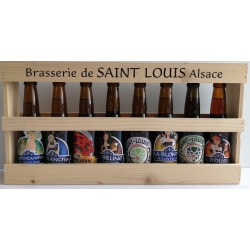 Demi-mètre de Bières de la Brasserie de Saint-Louis (8X33cl)