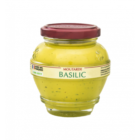 Moutarde aux Basilic 200g