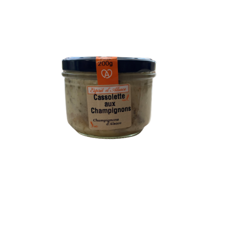 Bocal de cassolette aux champignons frais Esprit d'Alsace 200g