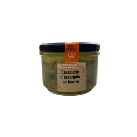 Bocal de cassolette aux escargots Esprit d'Alsace 200g