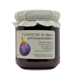 Confiture artisanale de figue au Gewurztraminer 250g