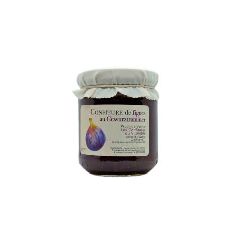 Confiture artisanale de figue au Gewurztraminer 250g