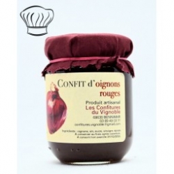 Confit d'oignons rouges - Spécialités d'Alsace - 105g