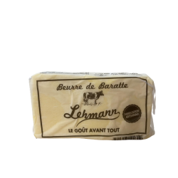Plaquette de beurre Baratte Lehmann 250g