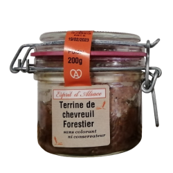 Terrine de chevreuil forestier Esprit d'Alsace 200g