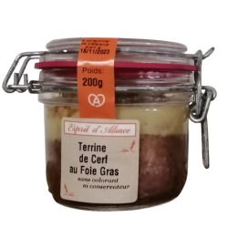 Terrine de cerf au foie gras Esprit d'Alsace