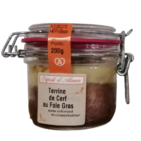 Terrine de cerf au foie gras Esprit d'Alsace
