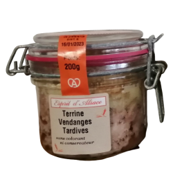 Terrine à la Vendange Tardive Esprit d'Alsace 200g