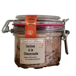 Terrine à la choucroute Esprit d'Alsace 200g