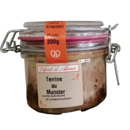 Terrine au Munster Esprit d'Alsace 200g