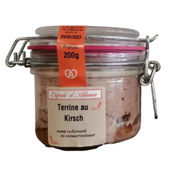 Terrine au Kirsch Esprit d'Alsace 200g