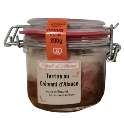 Terrine au crémant Esprit d'Alsace 200g