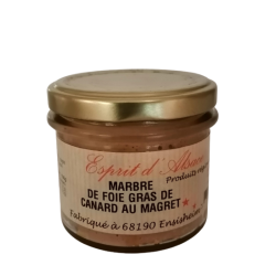 Marbré de foie gras de canard au magret - Esprit d'Alsace - 100g