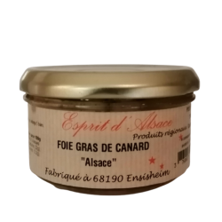 Foie gras de canard entier - Esprit d'Alsace - 120g