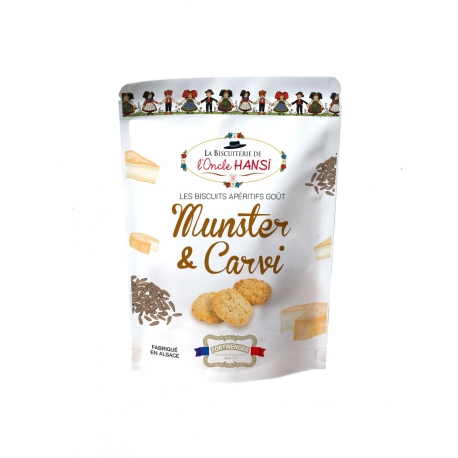 Biscuits Apéro Munster/Carvi - 150g