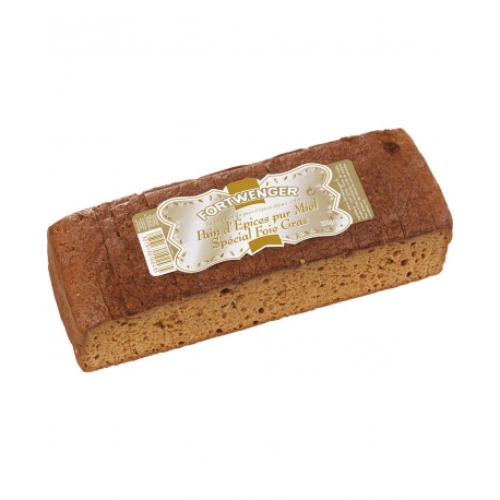 Pain d'épices au miel spécial Foie Gras - 300g