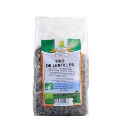 Trio de lentilles BIO Moulin des Moines 500g